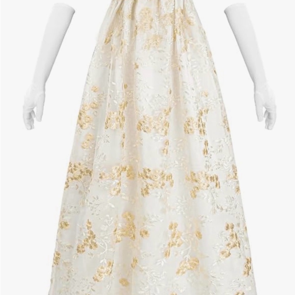 Vintage Style Ball Gown With Sleeves - Bridgerton